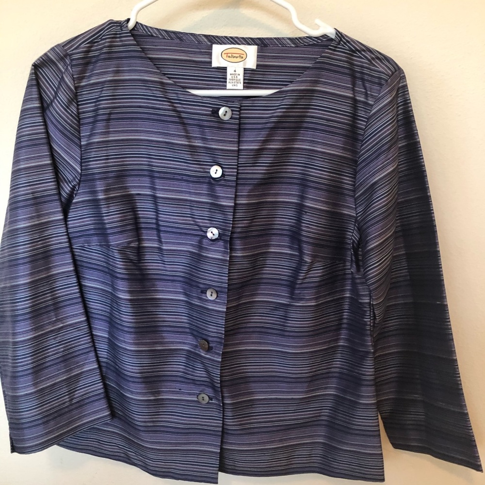 EUC Talbots silk jacket